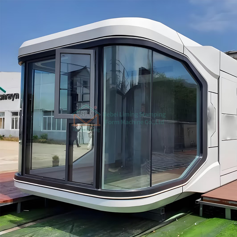 Luxury Capsule Living Room Prefabricated With Bedroom Capsule Small House Eco Capsule Outdoor Modern Hotel