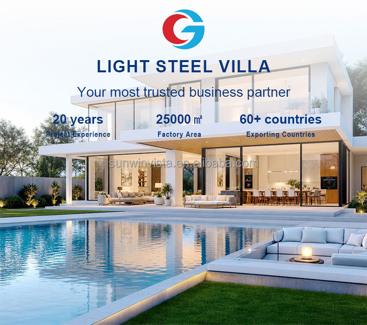Luxury Prefabricated Light Steel Villa