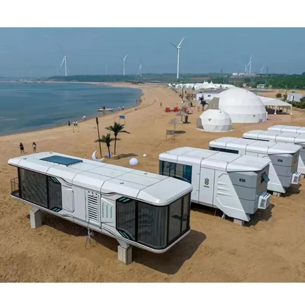 High End Space Capsule House Prefab Modular Portable Capsule Cabin Hotels Resorts Premium Modern Design