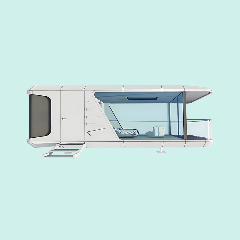 Intelligent Voice Control Space Capsule Prefab House Modern Prefabricated Modular Homes Smart Energy Efficient Housing Structure