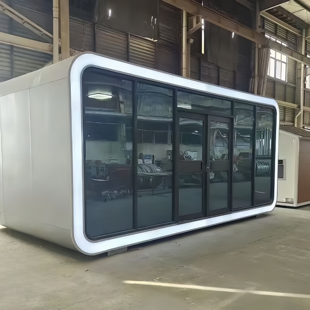 Lightweight Prefabricated Container Tiny Space Capsule Mini House Moveable Pod Homes Office Smart apple Cabin