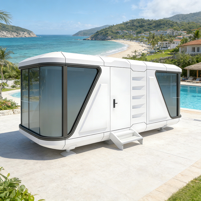 Space Capsule Intelligent Voice Control Prefab House Modern Prefabricated Smart Energy Efficient Housing Structure Modular Homes