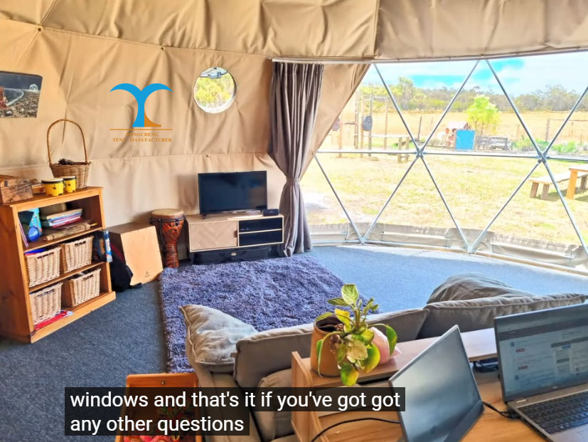 Multiple Dome Tents Grid