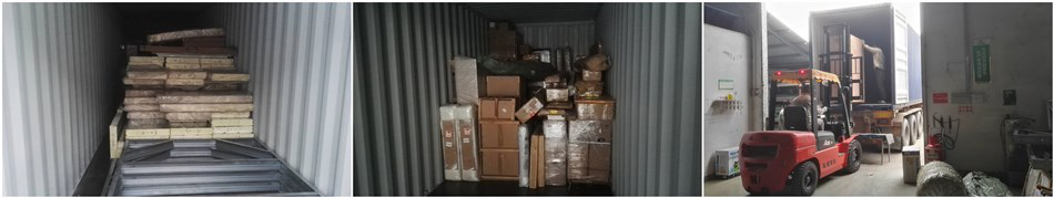 Packaging and shipping dimensions structure