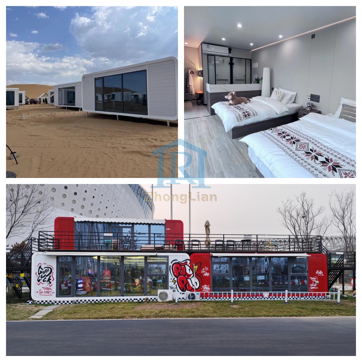 China Made Casa Contenedor Prefabricada Modular Mobile apple Office Cabin House Forunused Land