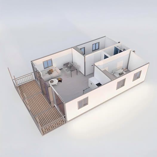 Luxury Living Prefab Insulated Steel Container House 20ft/40ft Expandable Extendable Prefabricated Apartment &amp; Hotel Use