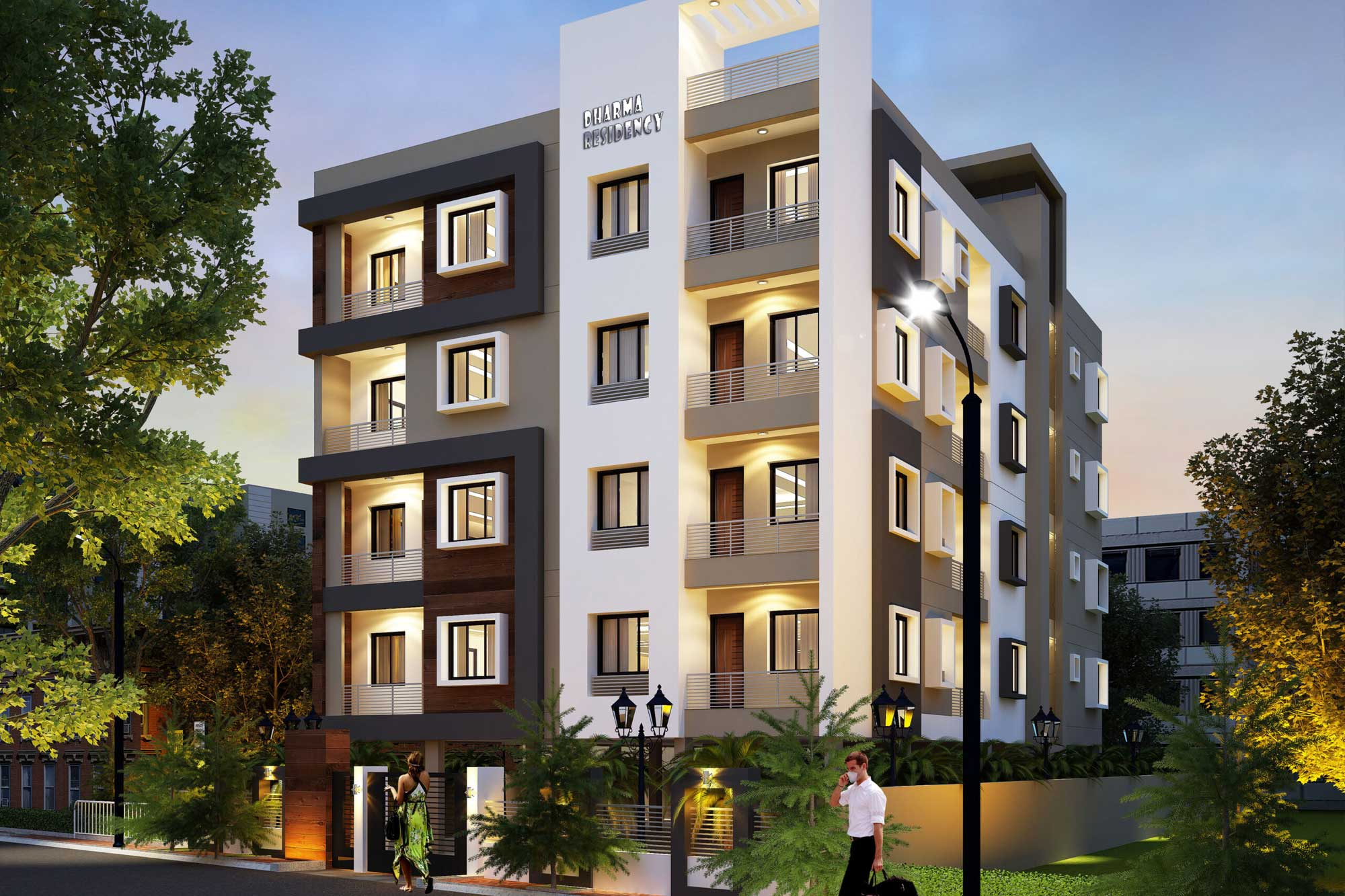 High-rise Prefabricated Housing Hotel Buildings Commercial Buildings Apartments Lightweight Metal Prefabricated Houses