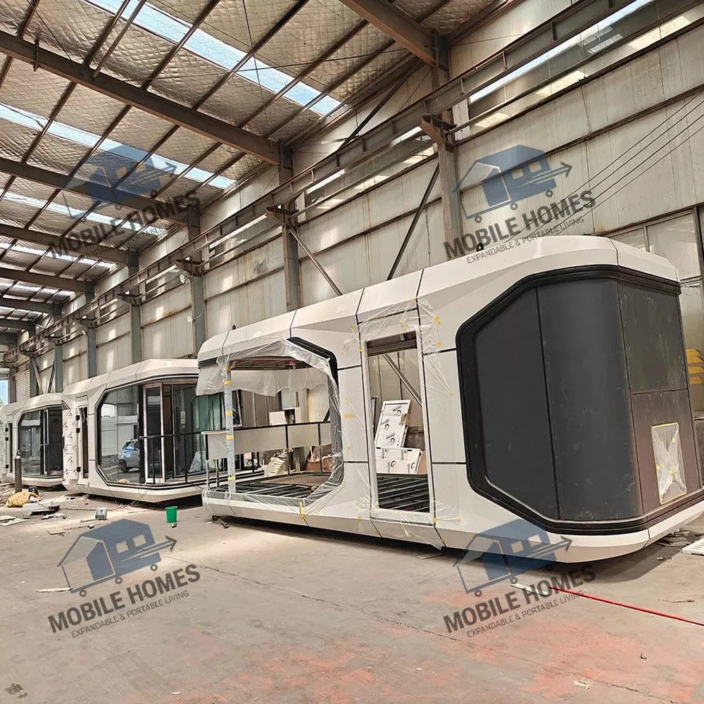 Flame Retardant Prefabricated Modular Space Capsule House for Eco-Tourism Campsites