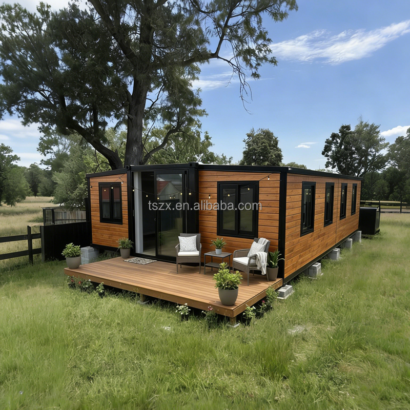 Complete Prefab 20Ft 30FT 40Ft Expandable Container Home Bathroom Prefabricated Foldable House Casa Modular