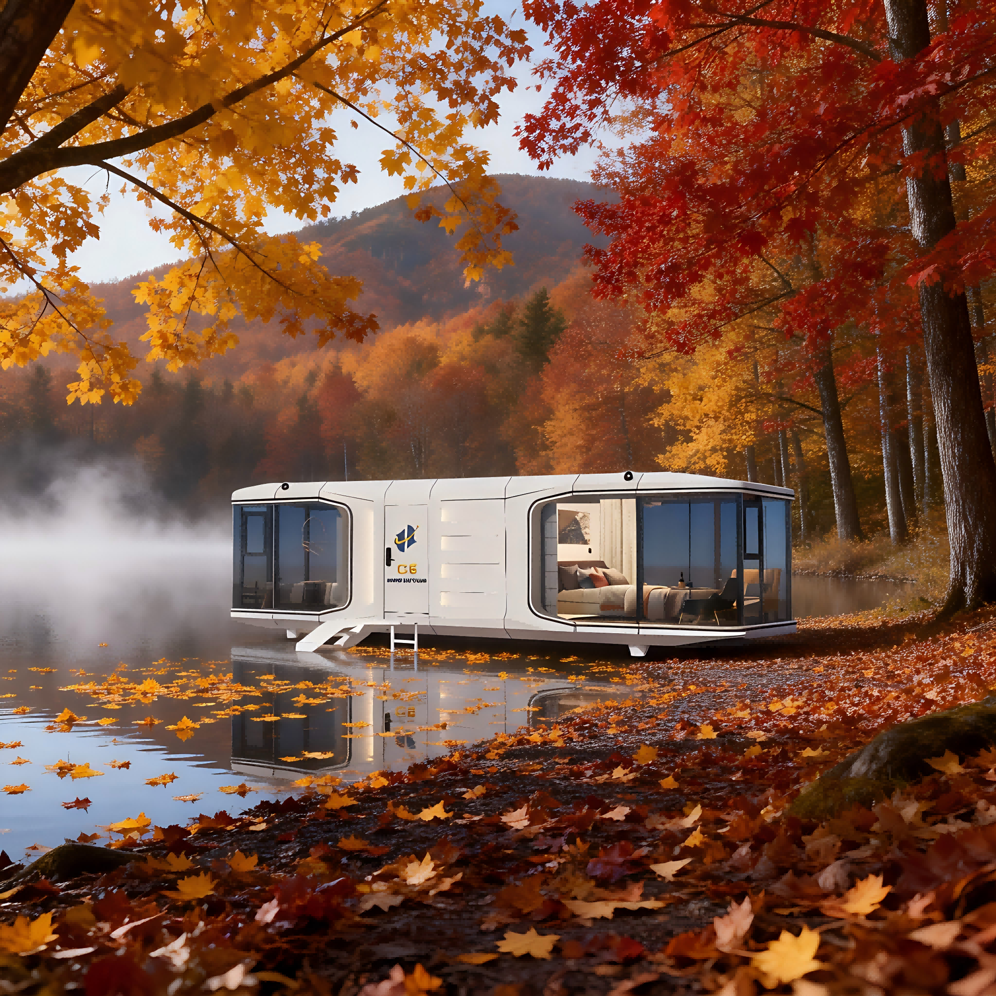 Luxury Prefabricated Modular Space Capsule Cabin Tiny House for Resort Living, Glamping, and Off-Grid Homes