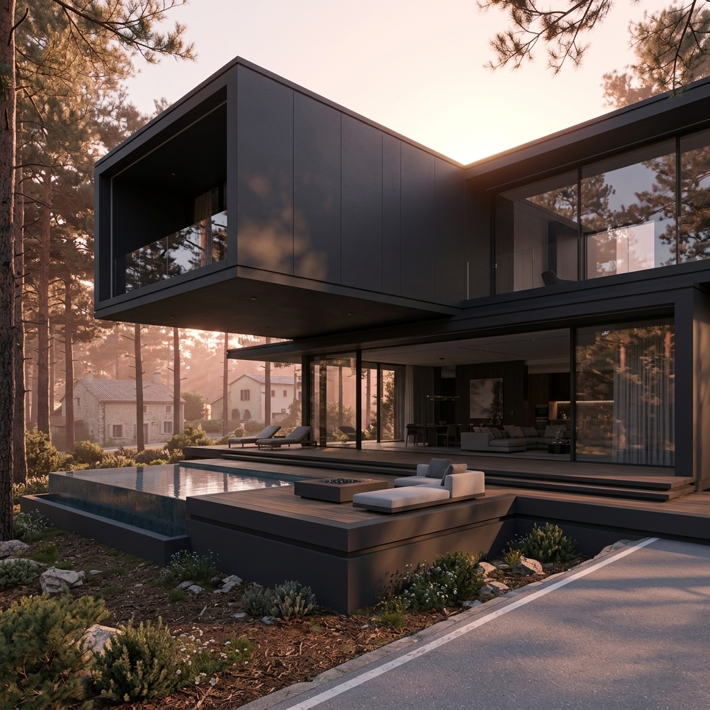 Modern Style Prefabricated Container Villa for Vacation