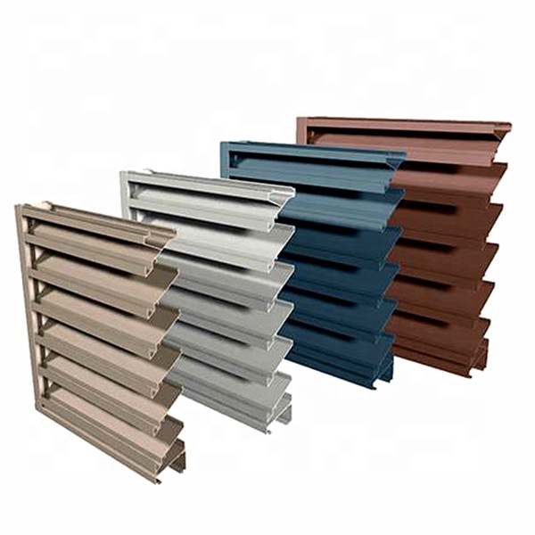 ACEPLATE Building Facade Aluminum Louver Framing System Sun Louver Shutters Aluminum Alloy Horizontal For Exterior Wall 15 Years