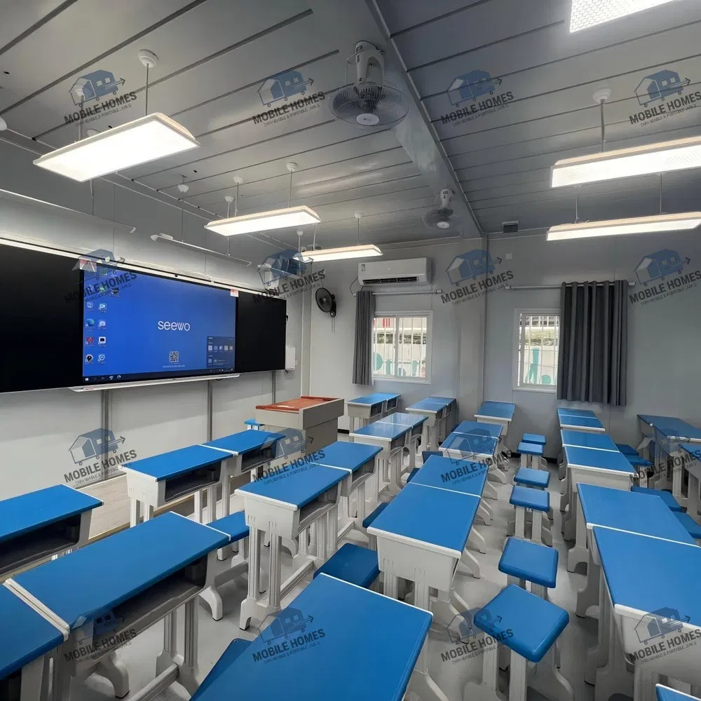 Sound Insulation Stackable Prefab Modular Container House for Emergency Command Centers