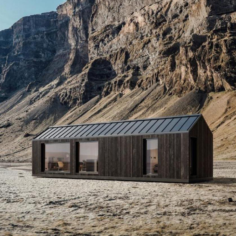 Fully Furnished Foldable Fast Build Luxury Mobile Home Triangle Roof Modular Prefab Steel Rooms low carbon eco friendly house