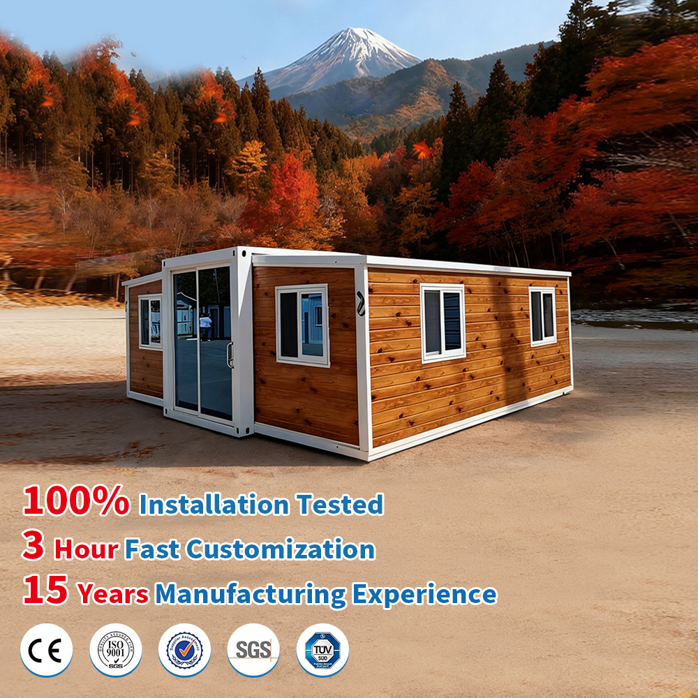 26 M2 Fast Build Expandable Modular Prefabricated House Hurricane-Proof Smart Container Home for Office Use