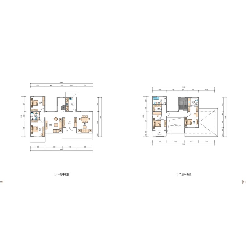 Lightweight Steel Frame Houses Villas Modern Two-Story Buildings Thermal Insulation Fireproof Eco-Friendly Materials Bathroom