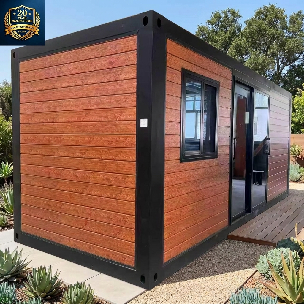 Rapid Installation Prefab House 20ft Detachable Modular Container Hotel Room