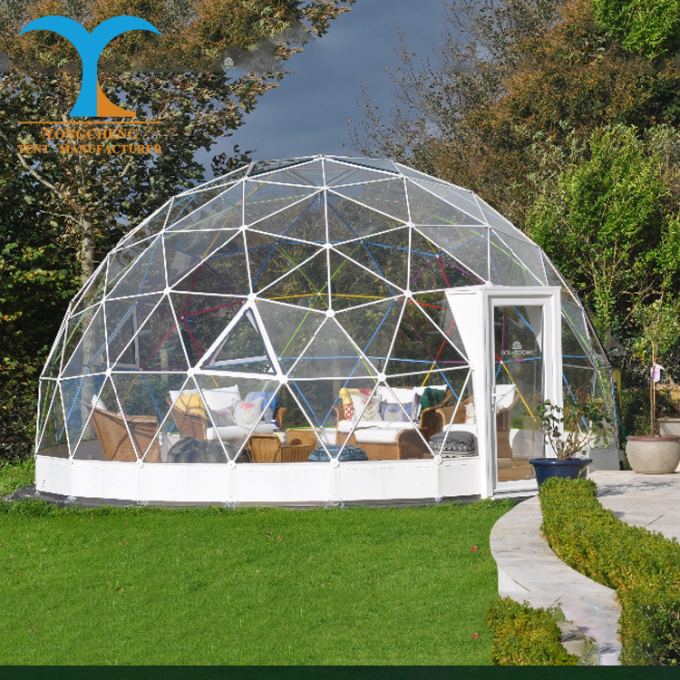 Luxury Hotel Camping Prefab House Tents Little House Waterproof Glamping Geodesic Dome House Outdoor Tents for Sale
