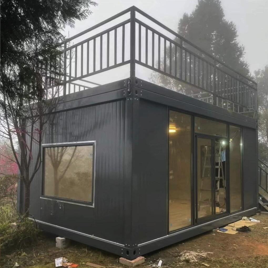 Supplier Cheap Luxury Prefab Assemble House Ready Made Mobile House Villa Flat Pack Container Homes 2 3 Bedroom Flatpack House