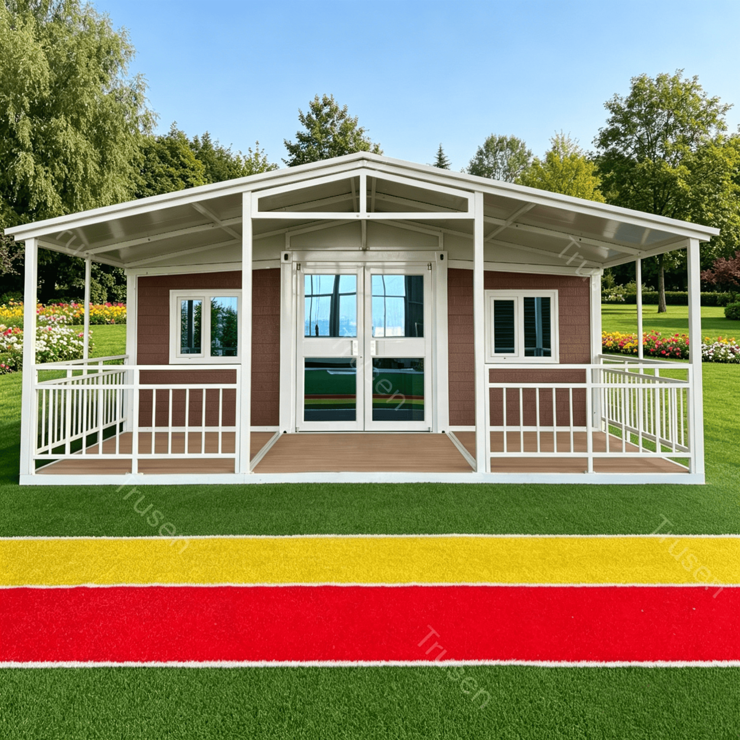 Small Luxury China Supplier Standard 20ft Galvanized Steel Frame Integrated Apartment Casa Modular With Toilet Bathroom Kitchen