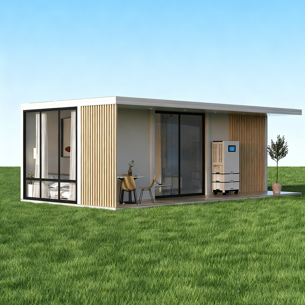 Solar Powered Custom High-End Prefab Foldable Folding Container House Comfort Compact Micro Tiny Home Modular Space-Saving 30m&sup2;