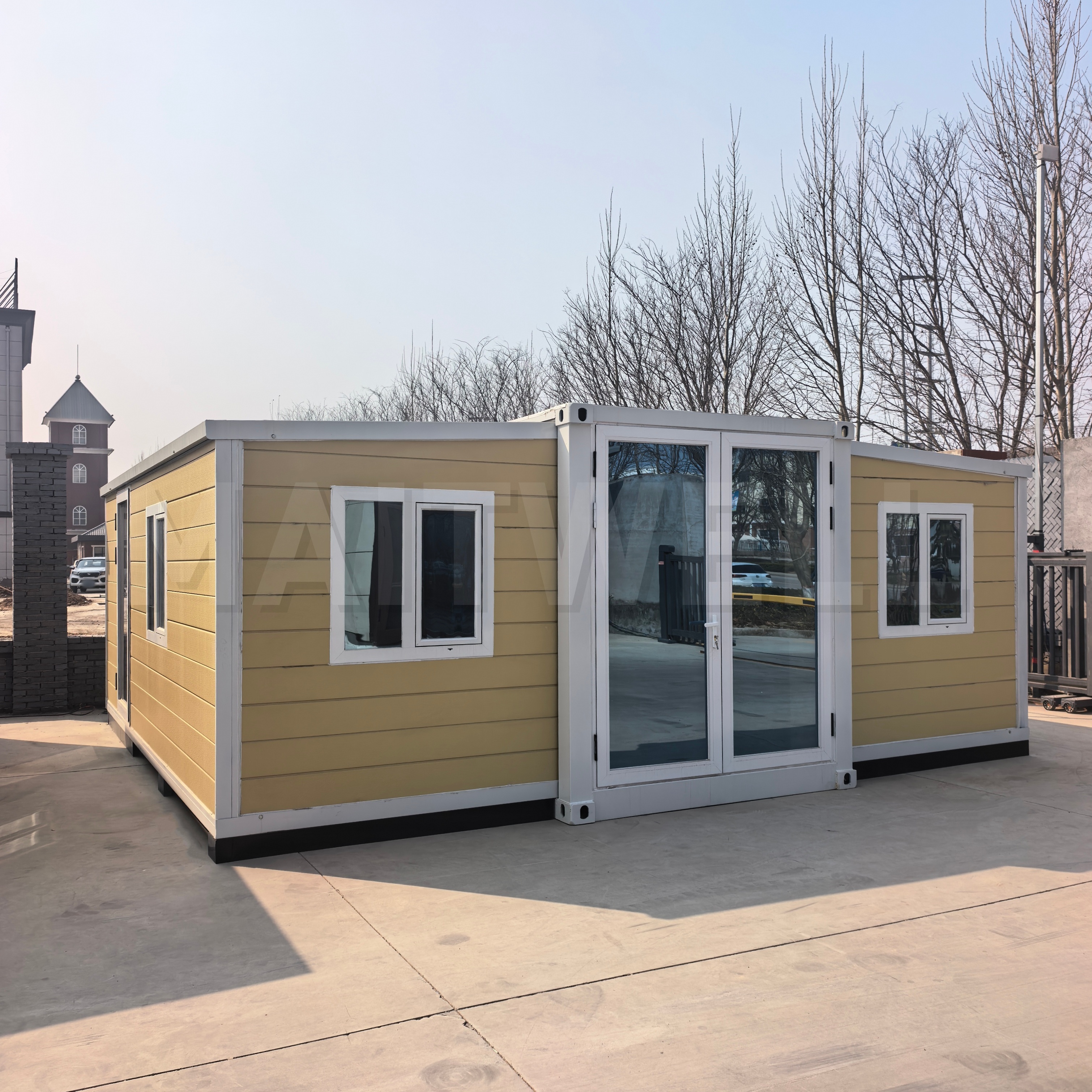 Portable Design Expandable Container House 2 Bedroom Prefab Modular Home Quick Install Turnkey Steel Frame CE ISO