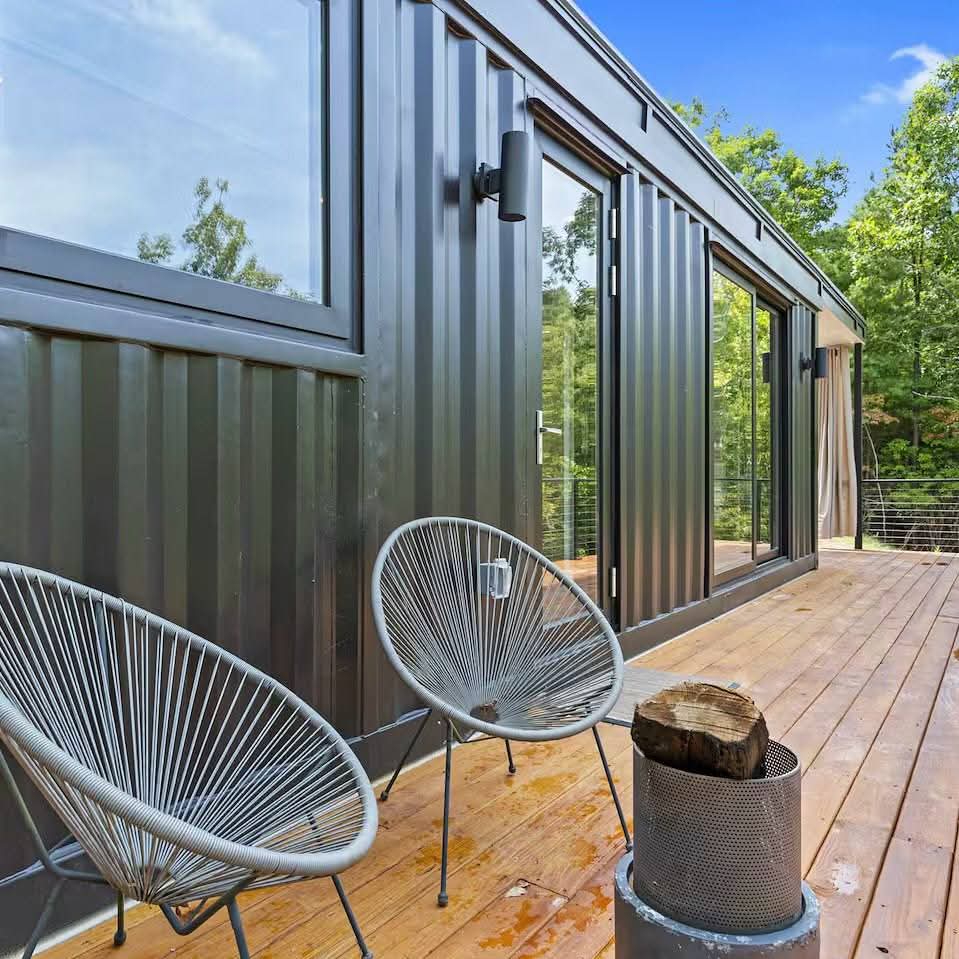 Tiny House Villa Prefab Shipping 20ft 40ft Flat Pack Container House Detachable Steel Modern Cabin House