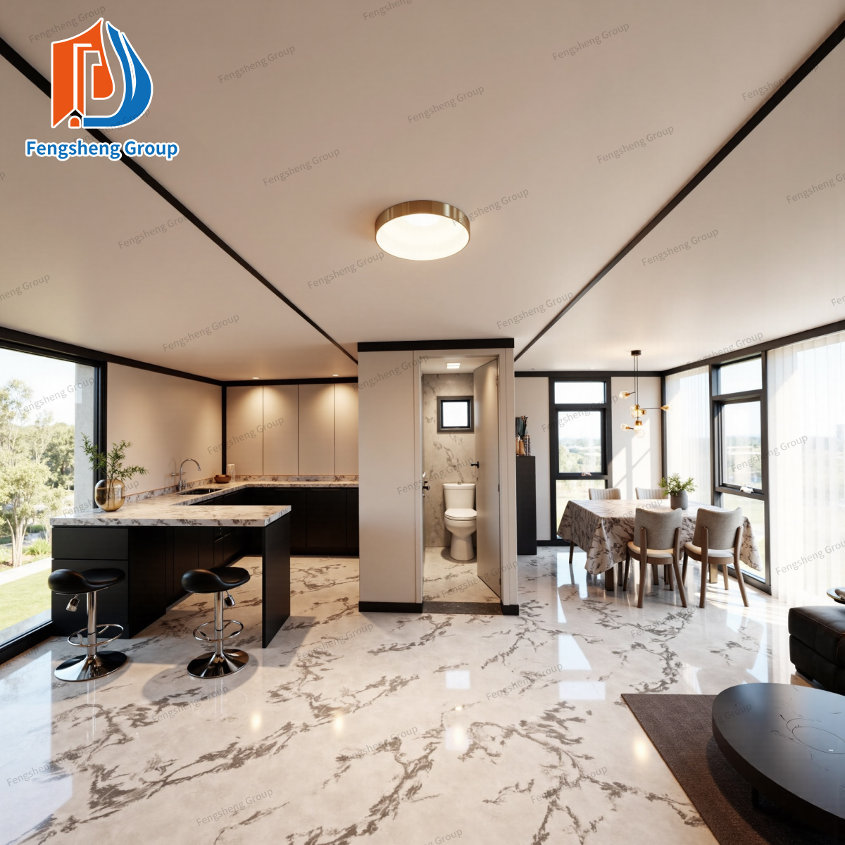 Custom Luxury Prefab 10ft 20ft 30ft 40ft Modular Prefab Container Home Casas Contenedor House Sleeping Container House For Hotel