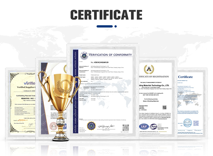 Company Certificates List