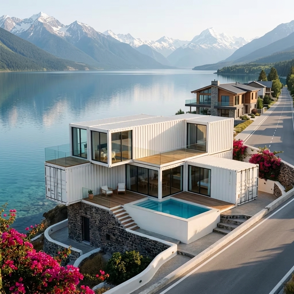 Modern Style Prefabricated Container Villa for Vacation