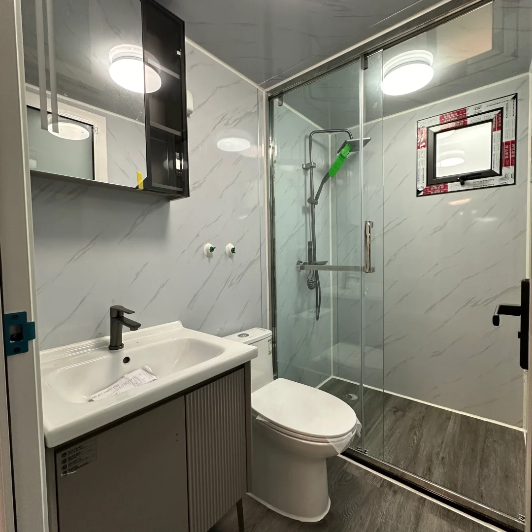 Luxury 20FT Expandable Container House Prefabricated 2 Bedroom Modular Mobile Villa House Folding Container with Bathroom