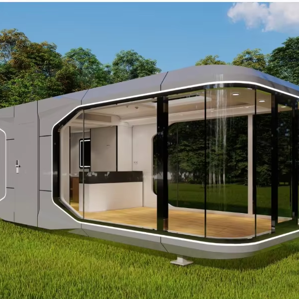 Modern Ready Made Modular House China Portable Prefabricated Homes Luxury Container Apple Cabin House Space Capsule