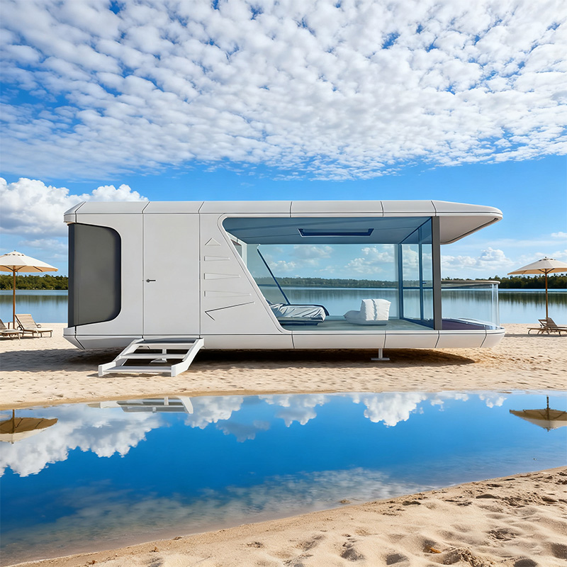 Intelligent Voice Control Space Capsule Prefab House Modern Prefabricated Modular Homes Smart Energy Efficient Housing Structure