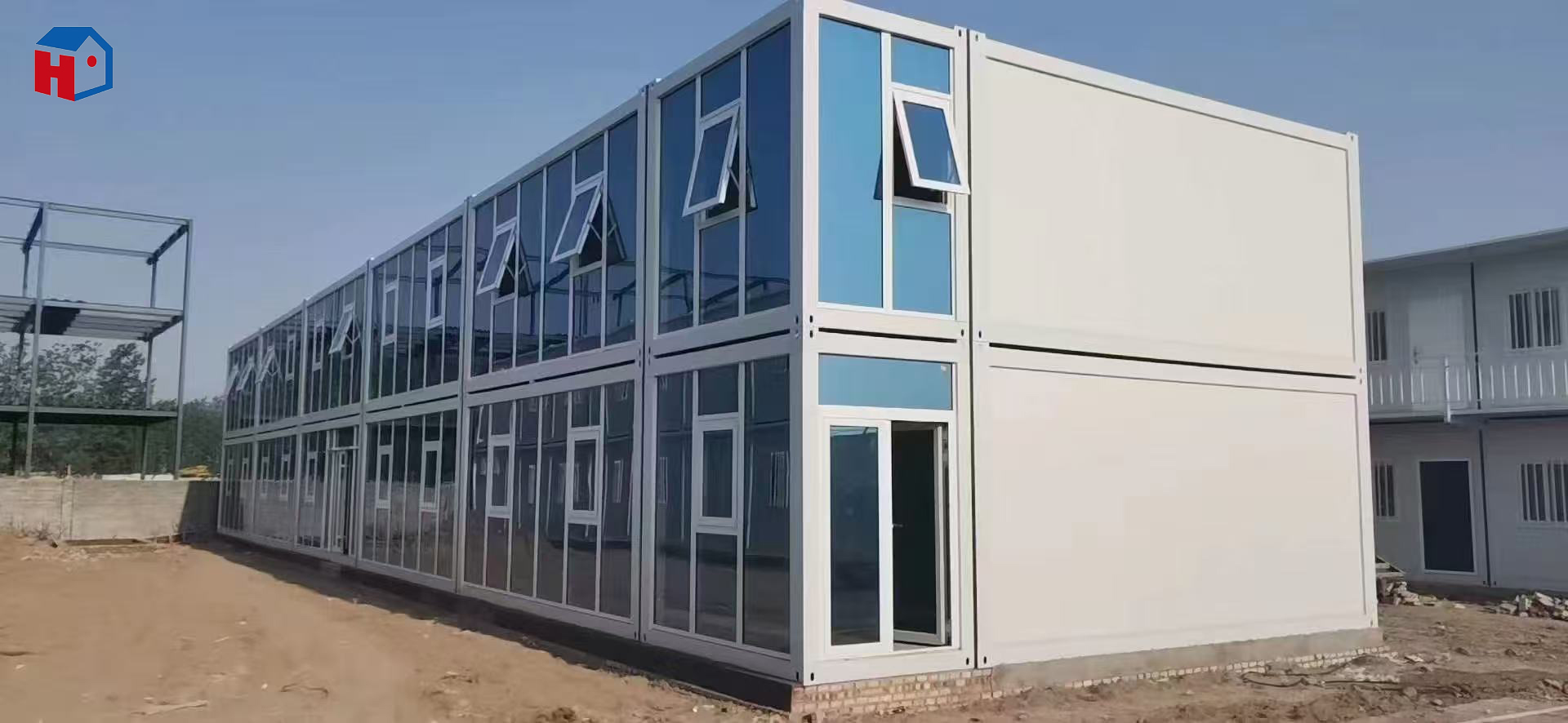 Mobile Prefab House Full Furniture Turnkey Solution Modular Living Home Modern Round 5 Year Warranty Hongxin Brand