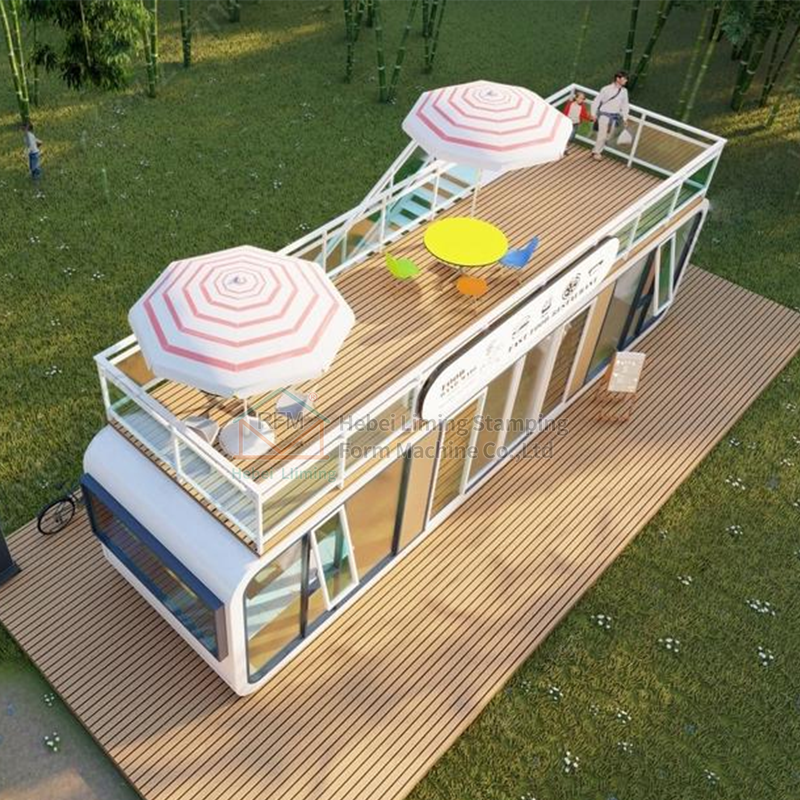 Apple Cabin Prefabricated Villas Modern Luxury Design High End Customized Apple Cabin Houses Suitable For Various Environments