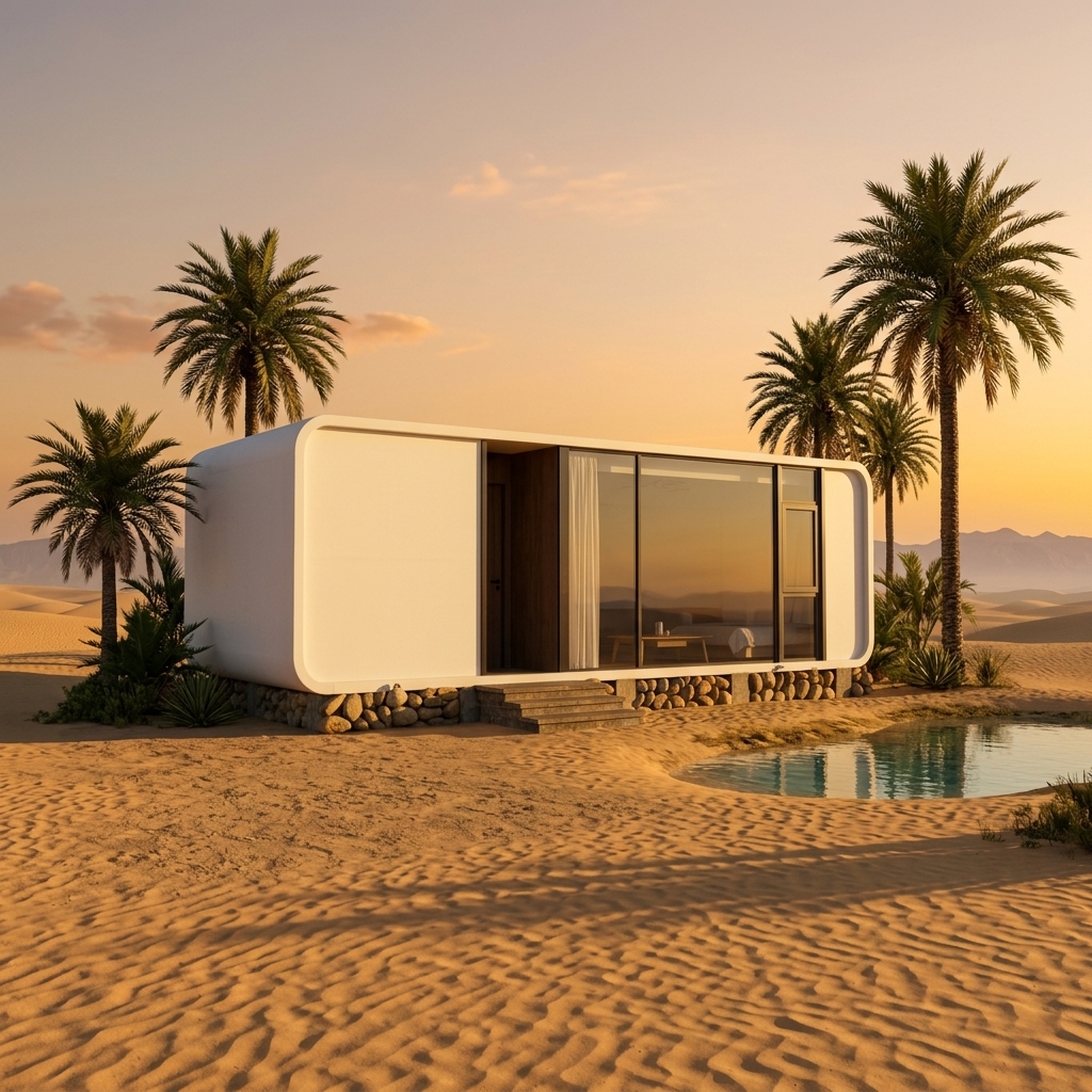 Modern Smart Apple Cabin Space Capsule Container House Fully Furnished for Mountain Resort Coffee Shop Bar Accommodation