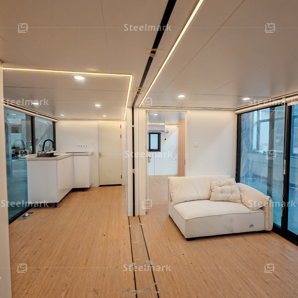 Hot Sale Fully Furnished 2 3 Prefab Bedroom Luxury Prefabricated Tiny Homes Modern Container House Villa Building