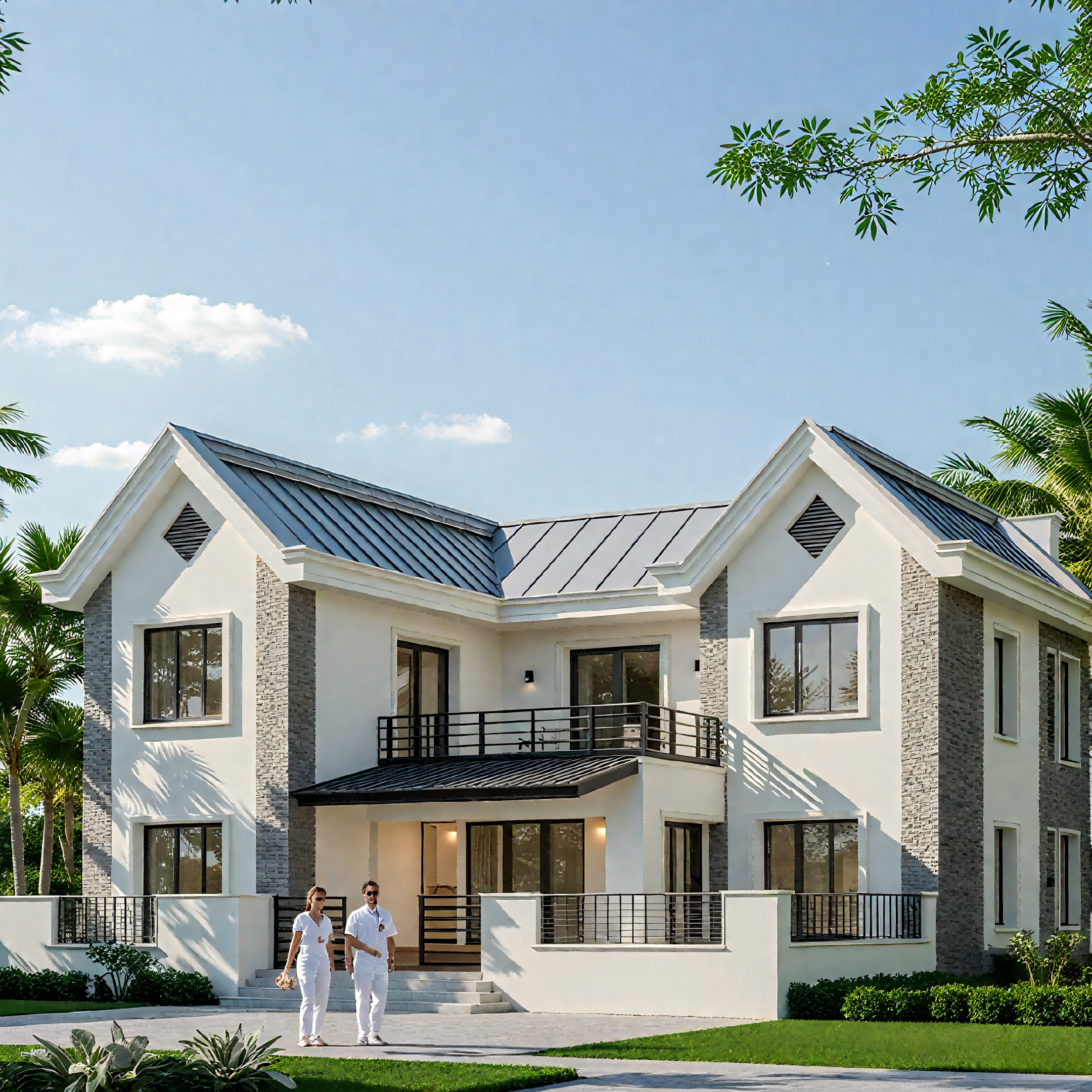 New Design Fully Equipped Modular 2 Bedroom Luxury Wooden Log House Fully Furnished Prefabricated Modern Hotel Style Villa House