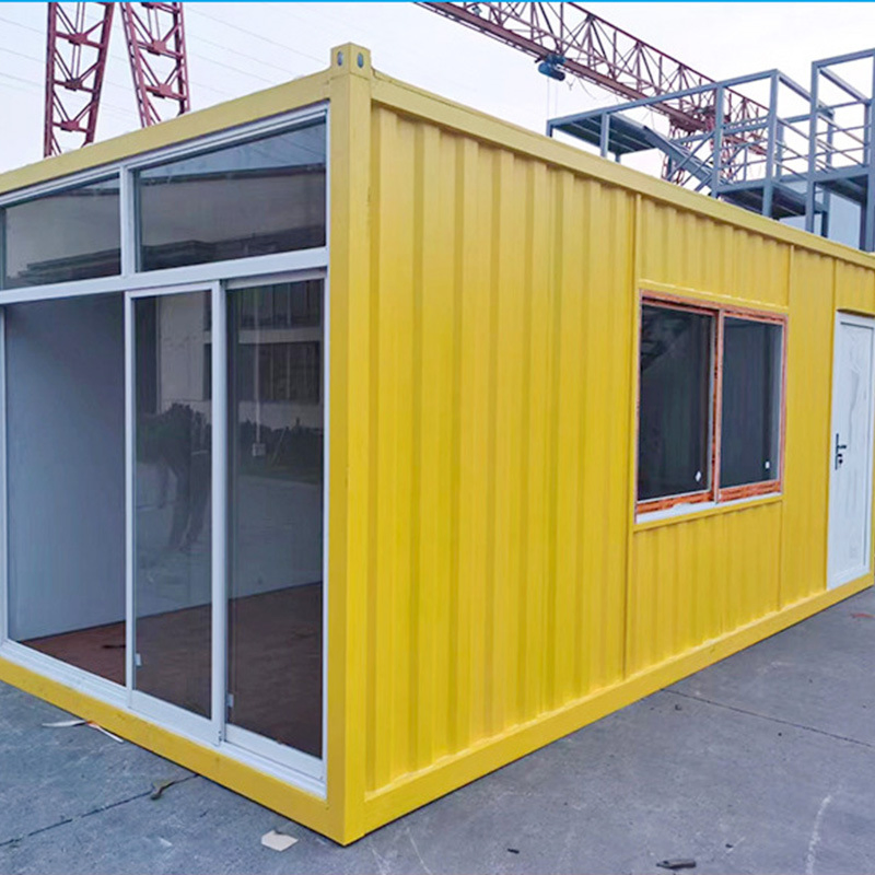 Quick-Assemble, Weather-Resistant &amp; Multi-Functional Temporary-to-Permanent Space-Efficient Steel Structure House for Construction Sites, Offices