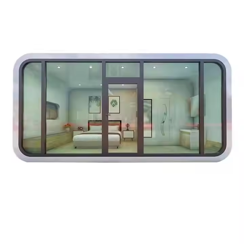 Prefabricated Eco Friendly Glamping Pod for Mountain Resort and Scenic Area Accommodation Mobile Apple Cabin House