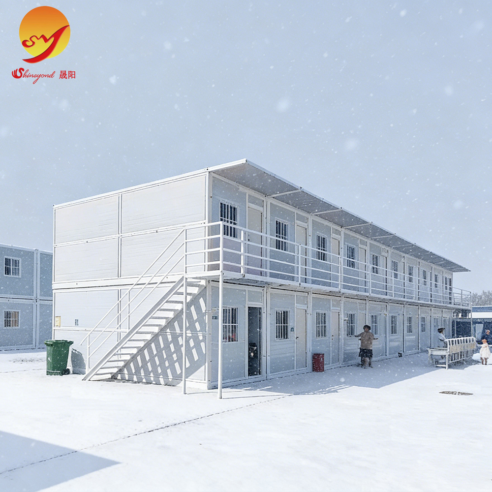 Multi Story Stackable Foldable Modular System for Temporary Worker Accommodation on Site Foldable Container House