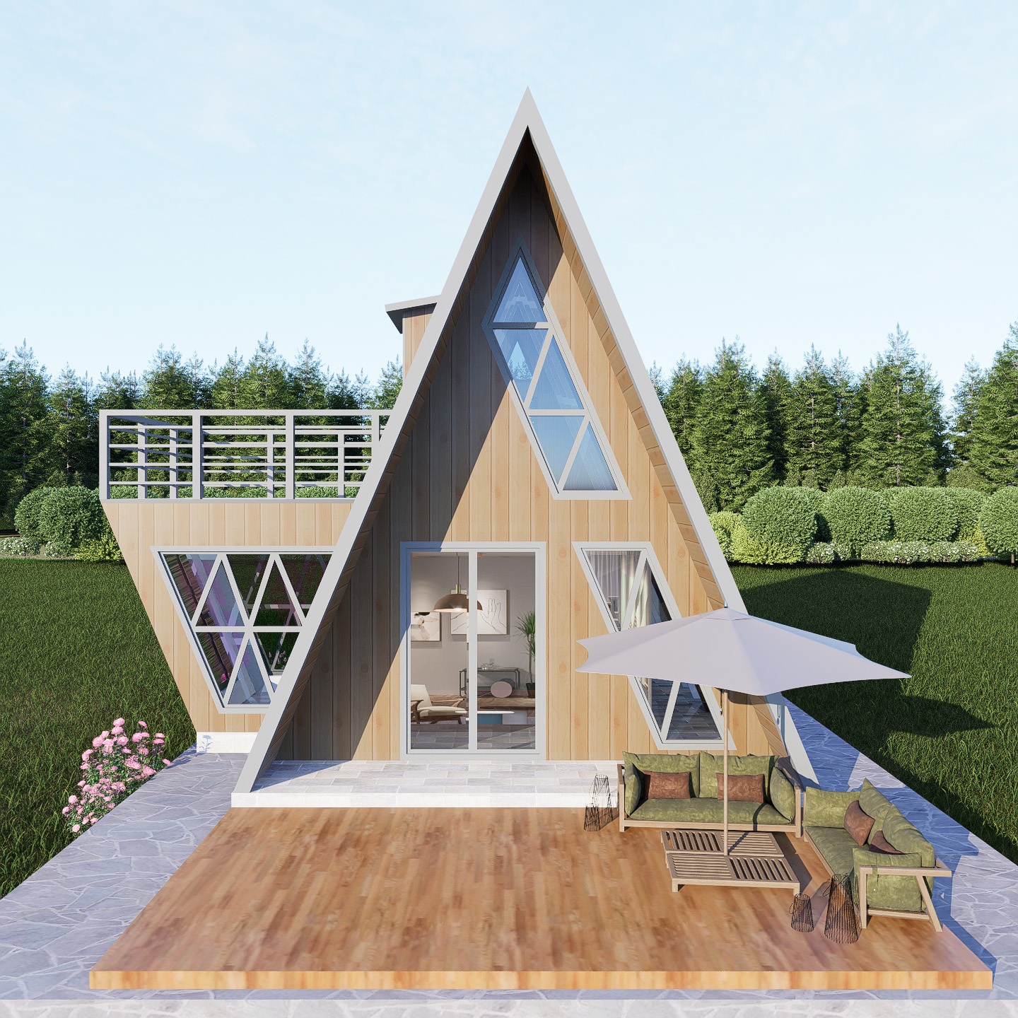 Modular A Frame Cabin Tiny Home