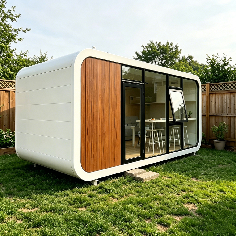Work Pod Modular Cabin Insulated Waterproof Fireproof Soundproof High Quality New Easy Install for Backyard Office Vacation Home