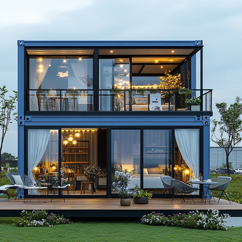 Quickly Constructing Modular Prefabricated Houses For Families - Detachable Luxury Container Houses