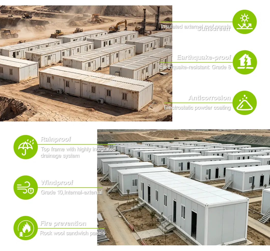 Engineering Camp Flat Pack Worker Camp Integrated Modular Residence