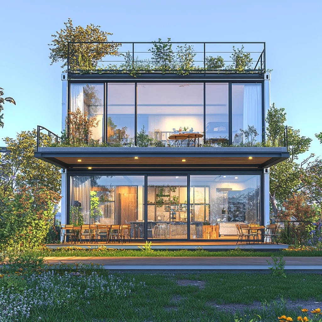 Quickly Constructing Modular Prefabricated Houses For Families - Detachable Luxury Container Houses