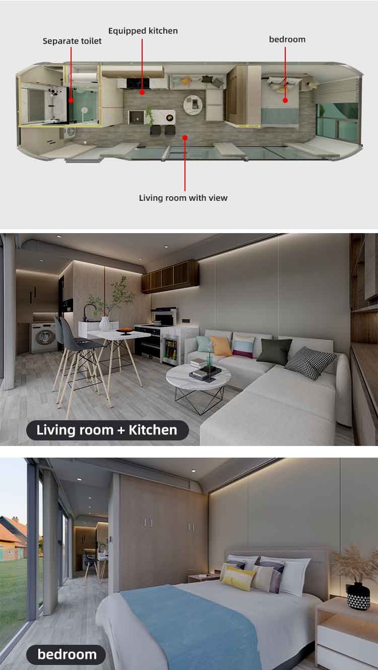 Modular Smart Tiny Capsule Space House with High Mobility and Smart Home System