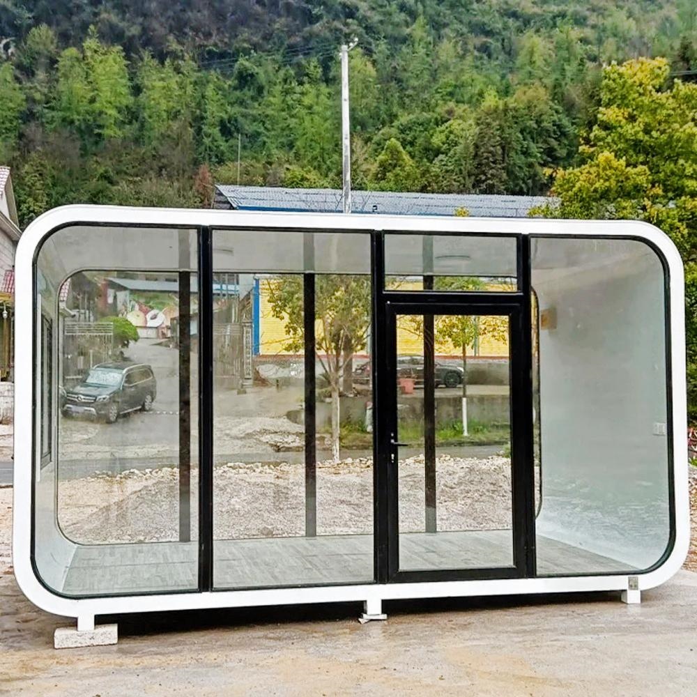 Low Price Luxury Customized Modular Design Outdoor Hotel Prefab House Comfortable Living and Working Movable Apple Cabin