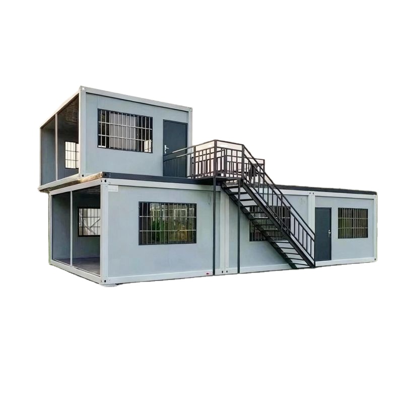 20ft 40ft Detachable Two Bedroom House Container Frame Office Building Portable Small Cheap 2 Floor Container Home Kits