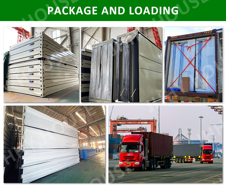 Container loading and export packing process